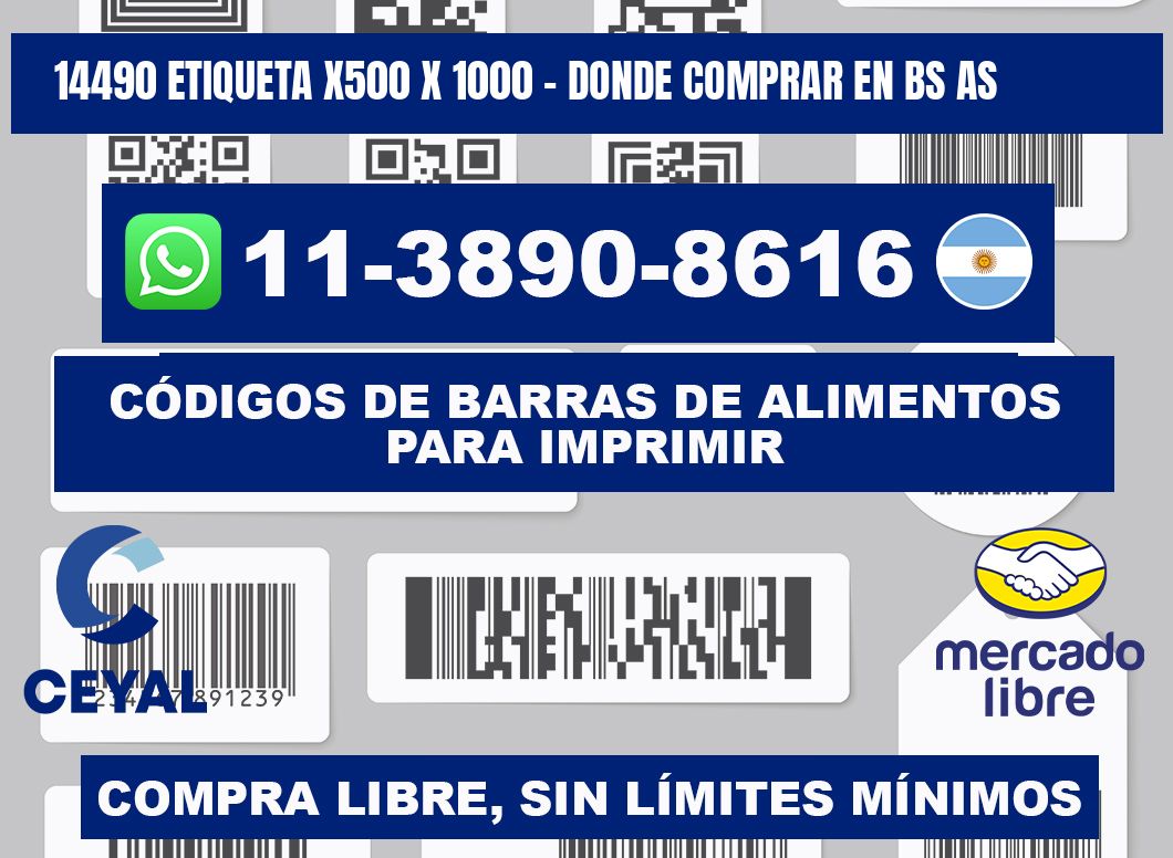 14490 etiqueta x500 x 1000 - Donde Comprar en bs as