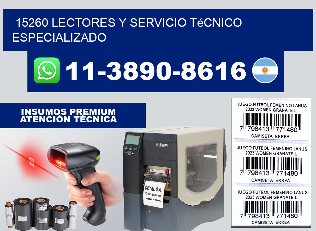 15260 Lectores y Servicio Técnico Especializado