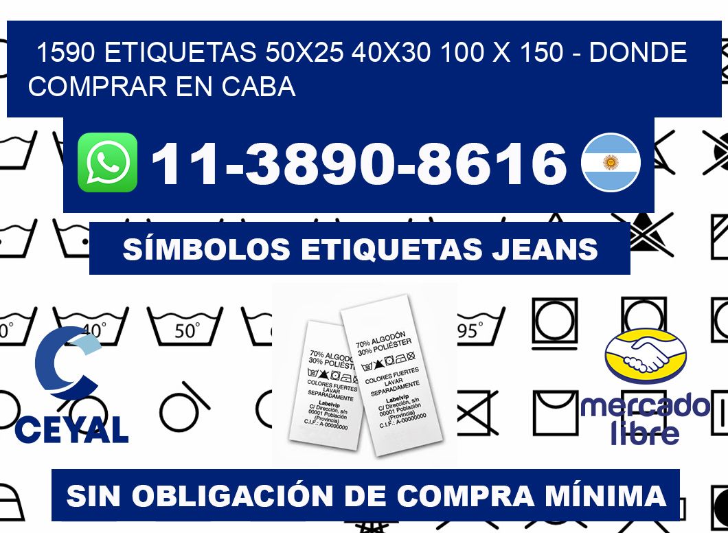 1590 etiquetas 50x25 40x30 100 x 150 - Donde Comprar en Caba