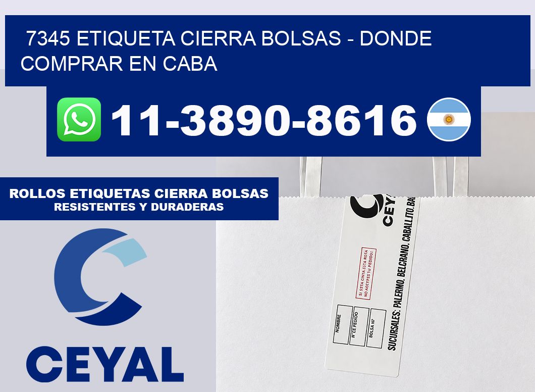 7345 etiqueta Cierra Bolsas – Donde Comprar en Caba