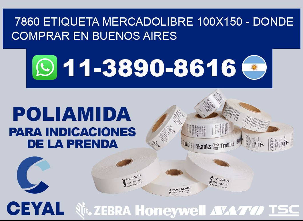 7860 etiqueta MercadoLibre 100x150 - Donde Comprar en Buenos Aires