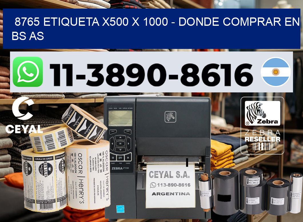 8765 etiqueta x500 x 1000 – Donde Comprar en bs as