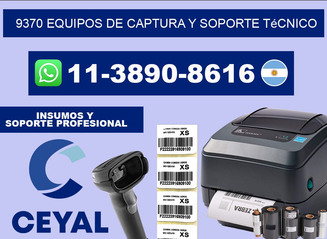 9370 Equipos de Captura y Soporte Técnico