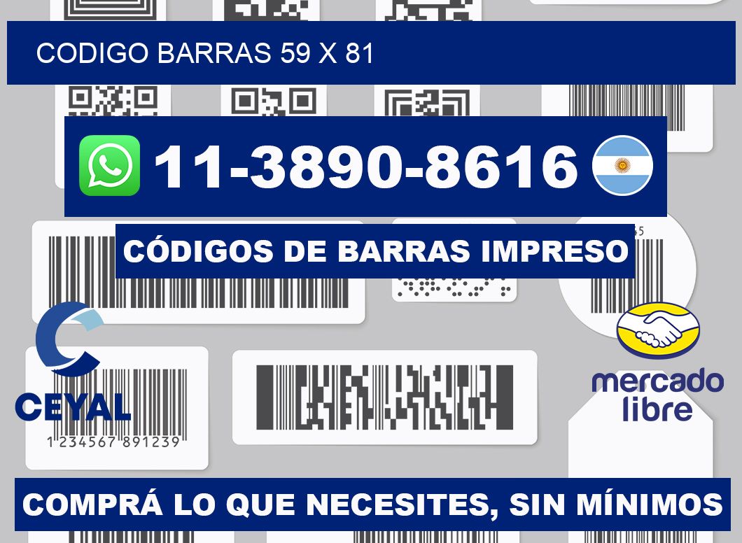Codigo barras 59 x 81