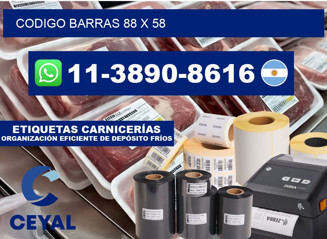 Codigo barras 88 x 58