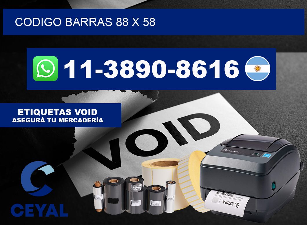 Codigo barras 88 x 58