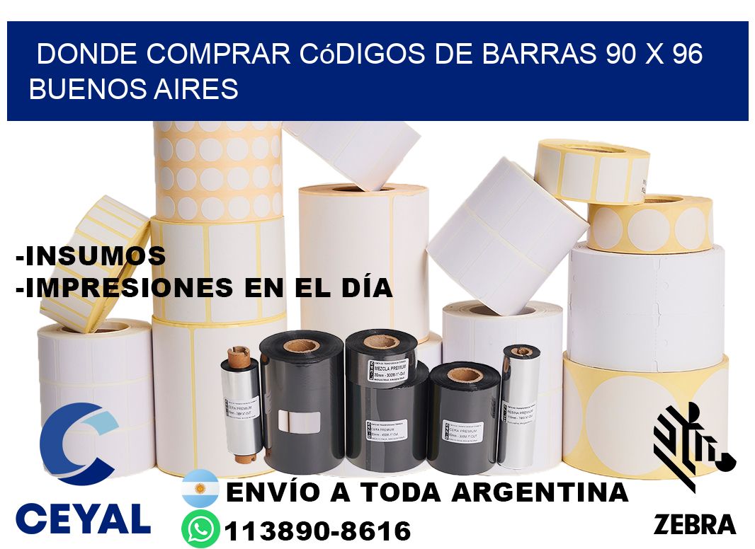 Donde Comprar códigos de barras 90 x 96 Buenos Aires