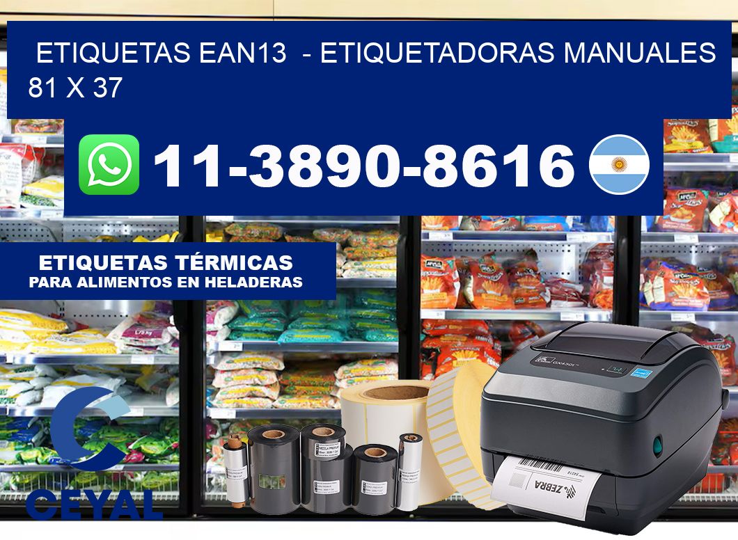 etiquetas ean13  – Etiquetadoras Manuales  81 x 37
