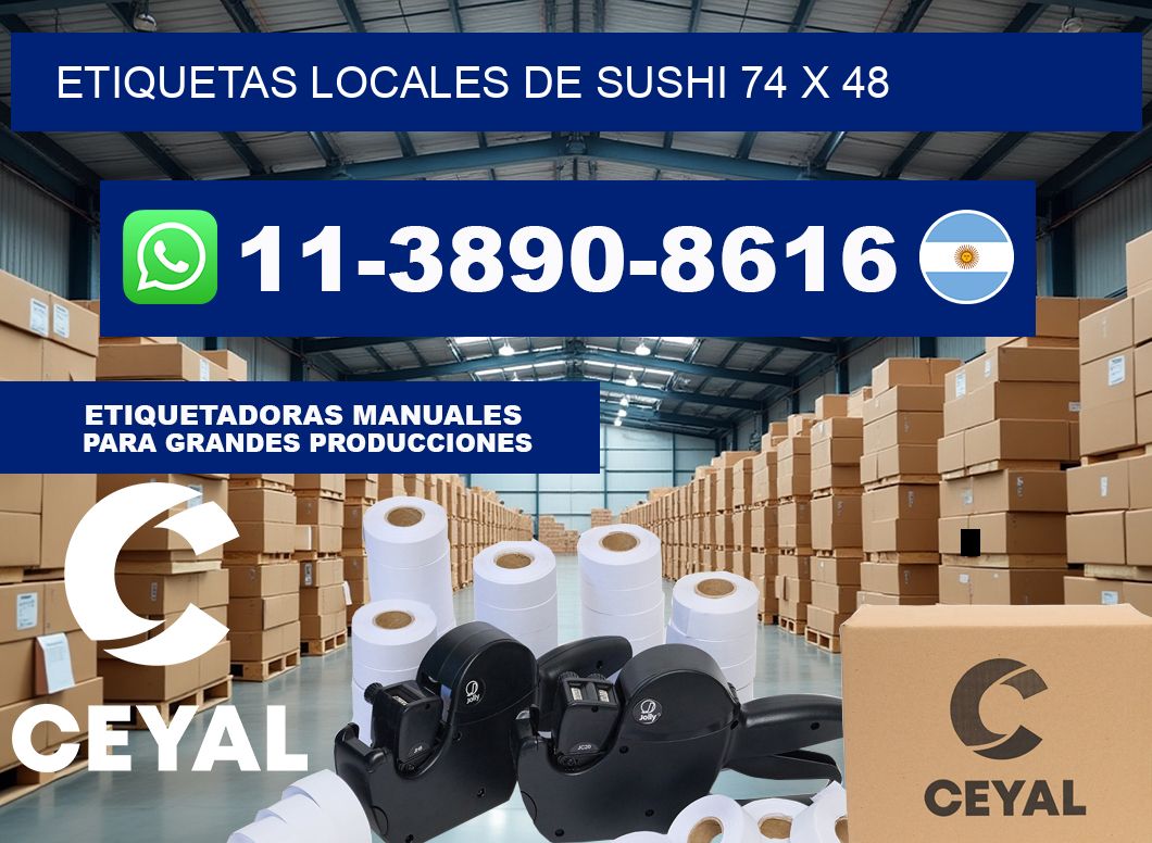 etiquetas locales de sushi 74 x 48