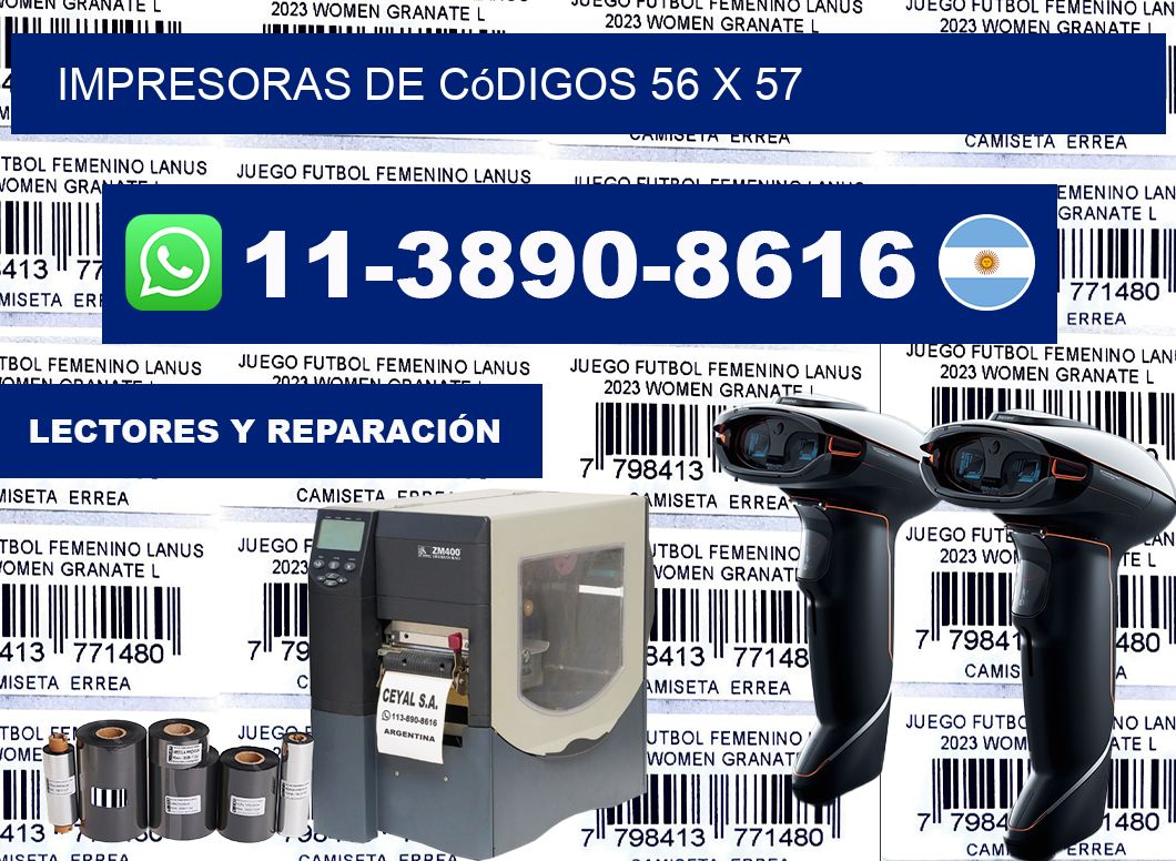 impresoras de códigos 56 x 57