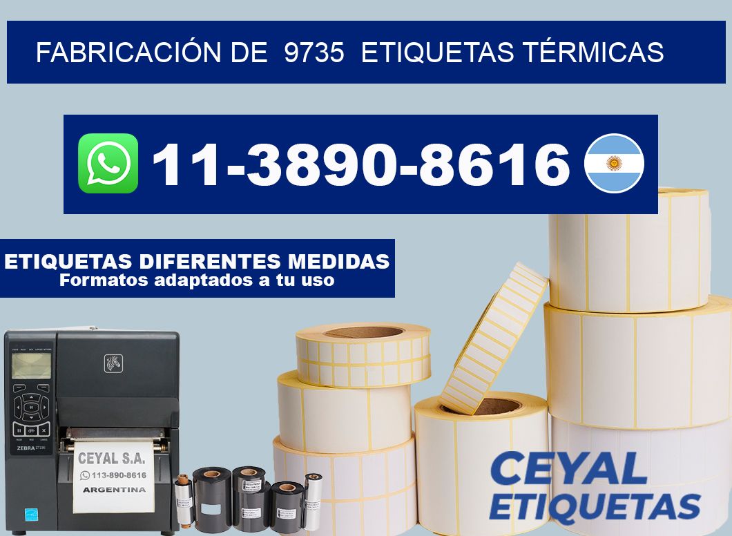 FABRICACIÓN DE 9735 ETIQUETAS TÉRMICAS
