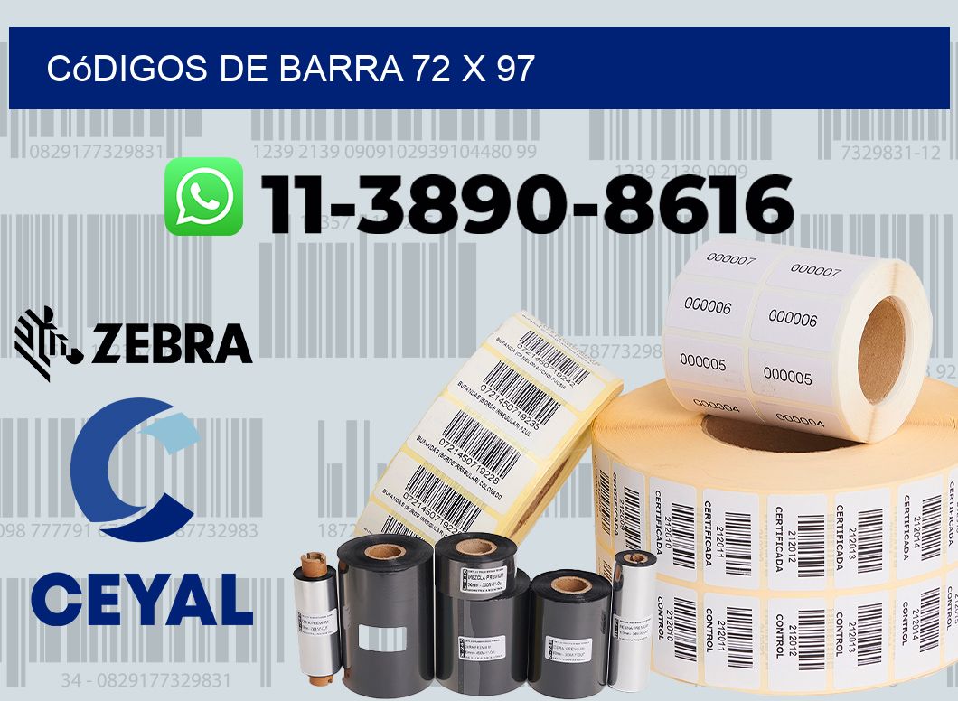 códigos de barra 72 x 97