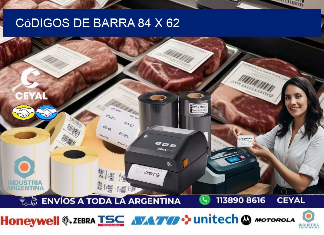códigos de barra 84 x 62