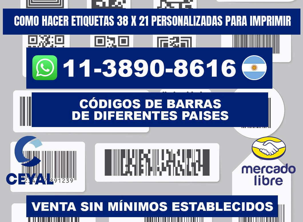 como hacer etiquetas 38 x 21 personalizadas para imprimir
