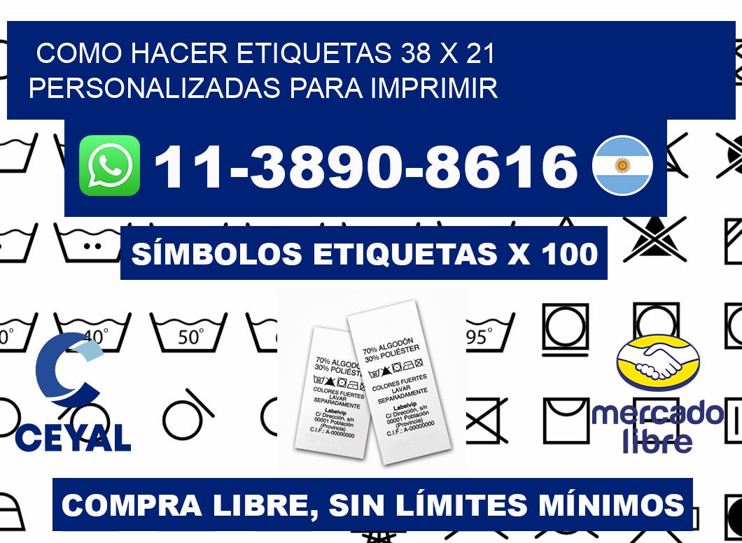 como hacer etiquetas 38 x 21 personalizadas para imprimir