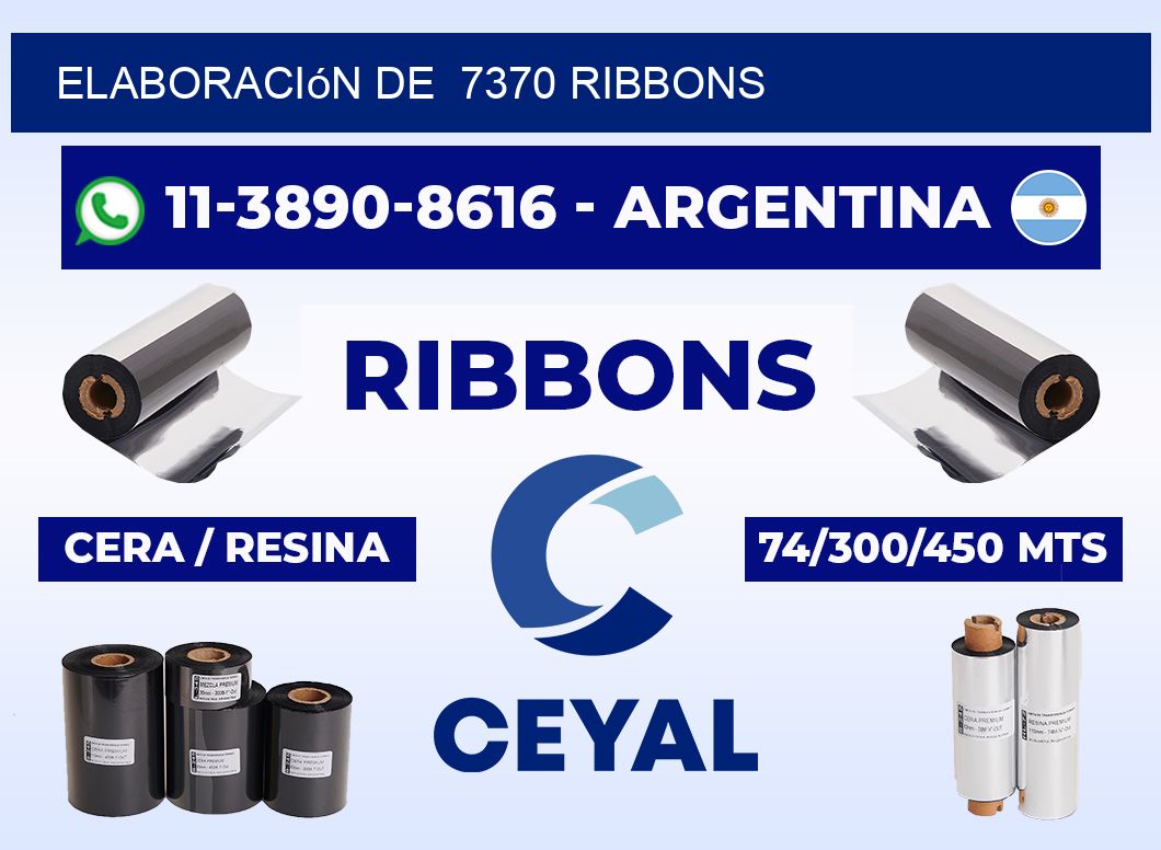 elaboración de  7370 ribbons