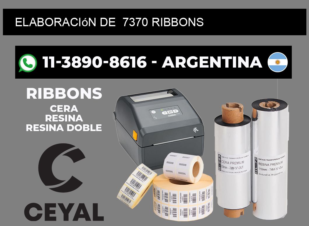 elaboración de  7370 ribbons