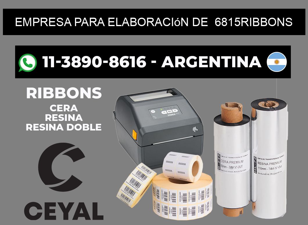 empresa para elaboración de 6815ribbons