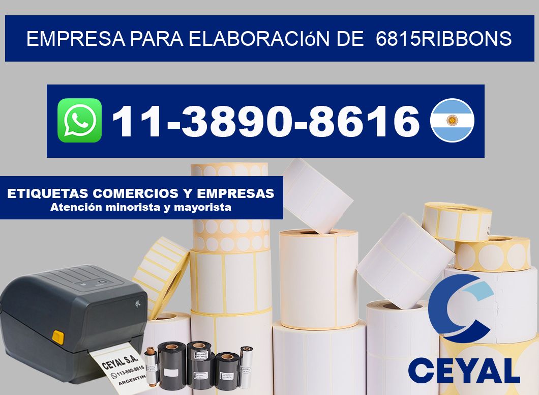empresa para elaboración de  6815ribbons