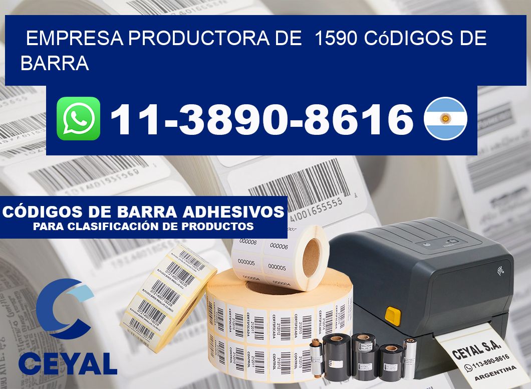 empresa productora de 1590 códigos de barra