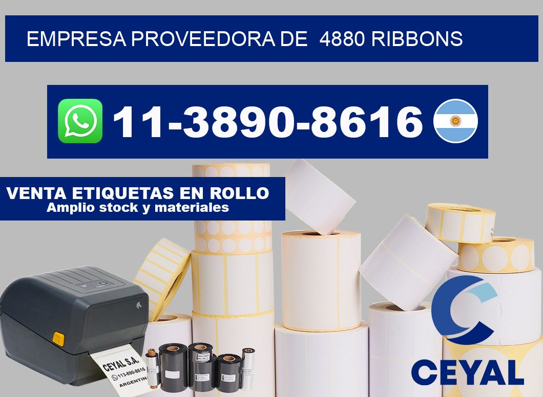 empresa proveedora de  4880 ribbons