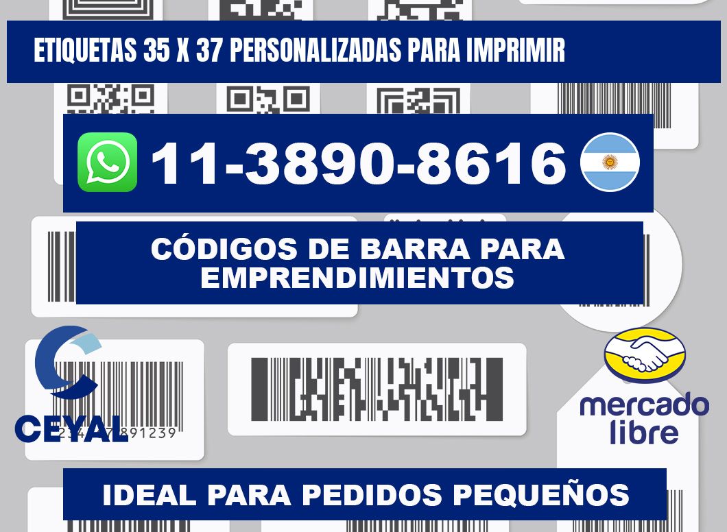 etiquetas 35 x 37 personalizadas para imprimir