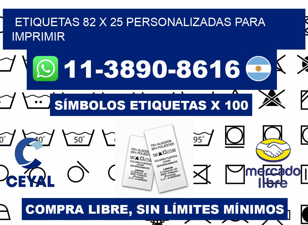 etiquetas 82 x 25 personalizadas para imprimir