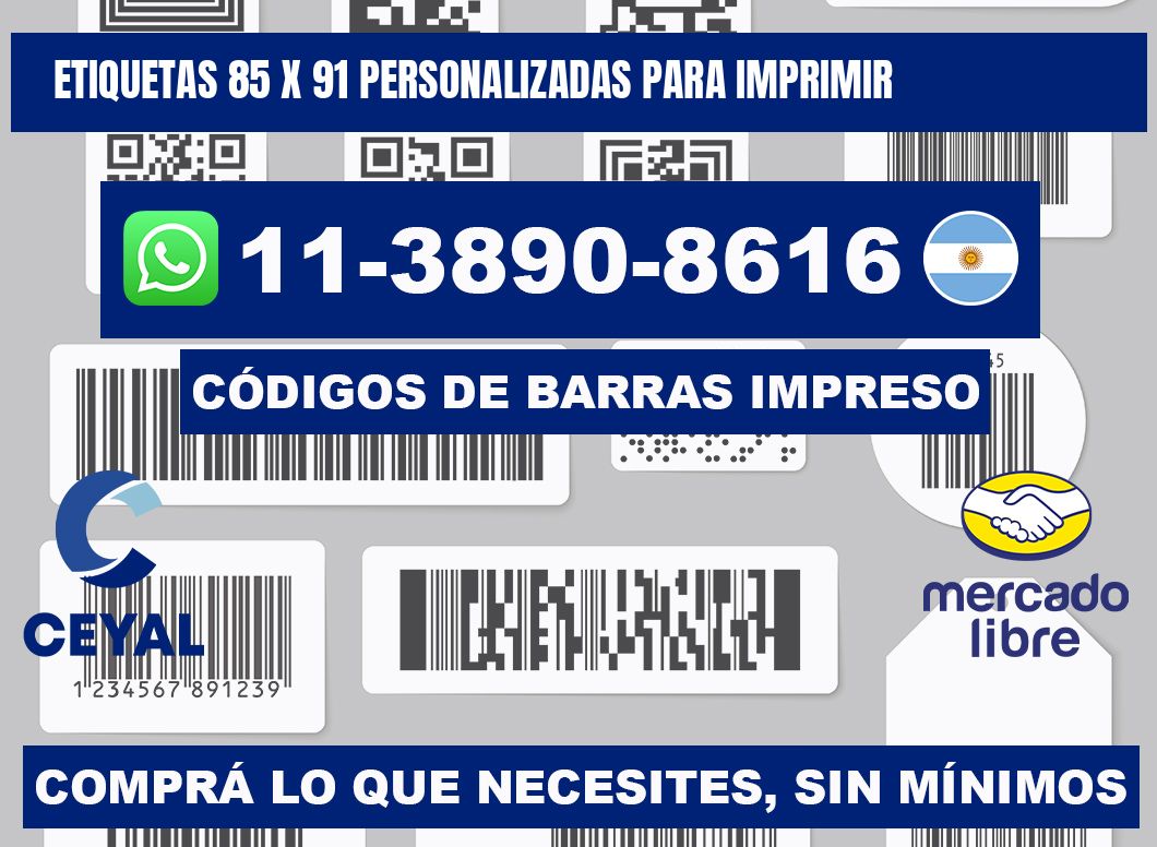 etiquetas 85 x 91 personalizadas para imprimir