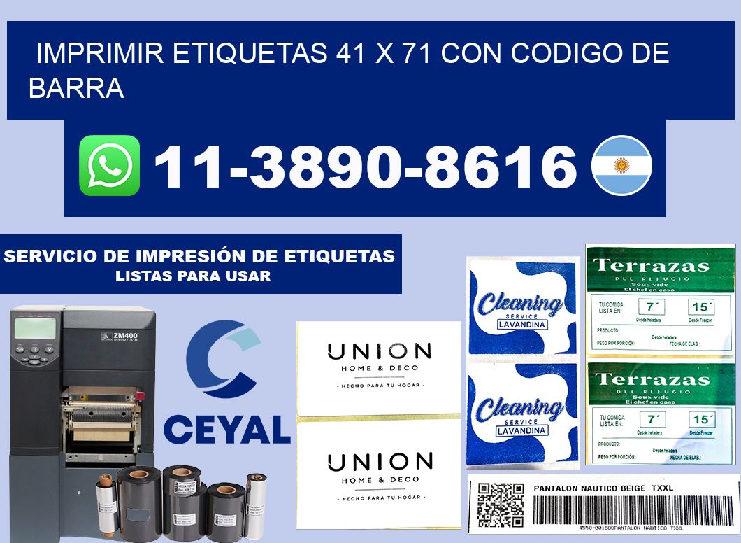 imprimir etiquetas 41 x 71 con codigo de barra