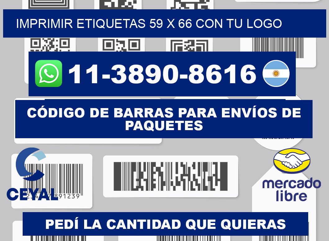 imprimir etiquetas 59 x 66 con tu logo