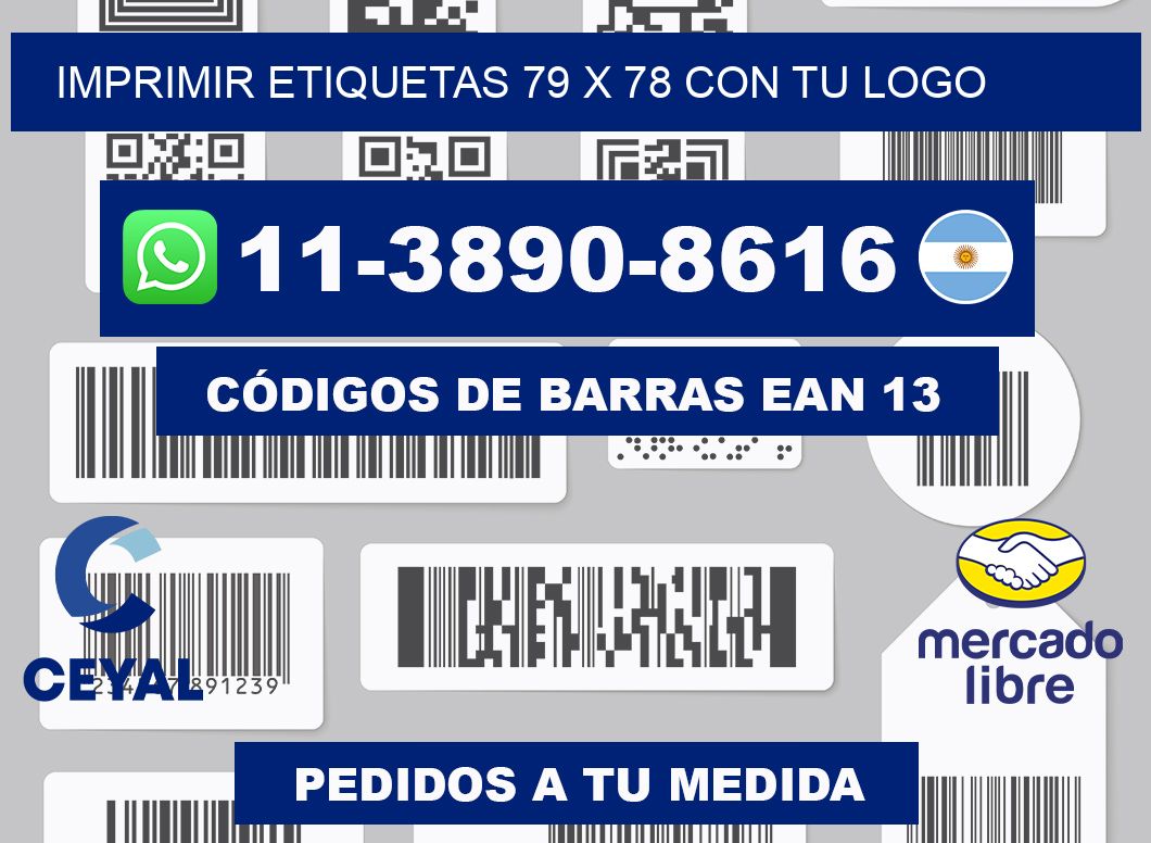 imprimir etiquetas 79 x 78 con tu logo