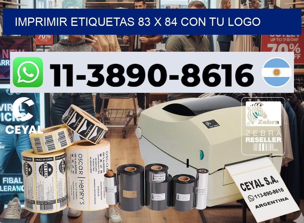 imprimir etiquetas 83 x 84 con tu logo