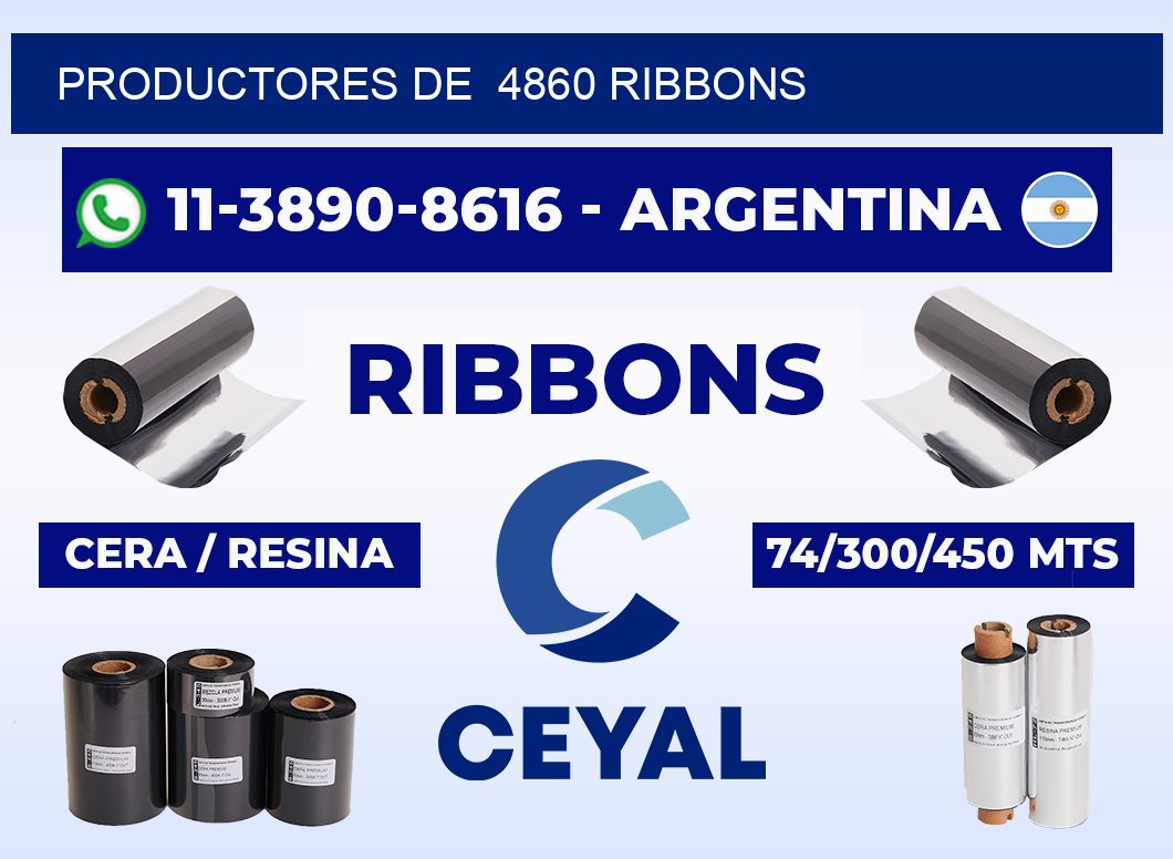 productores de  4860 ribbons