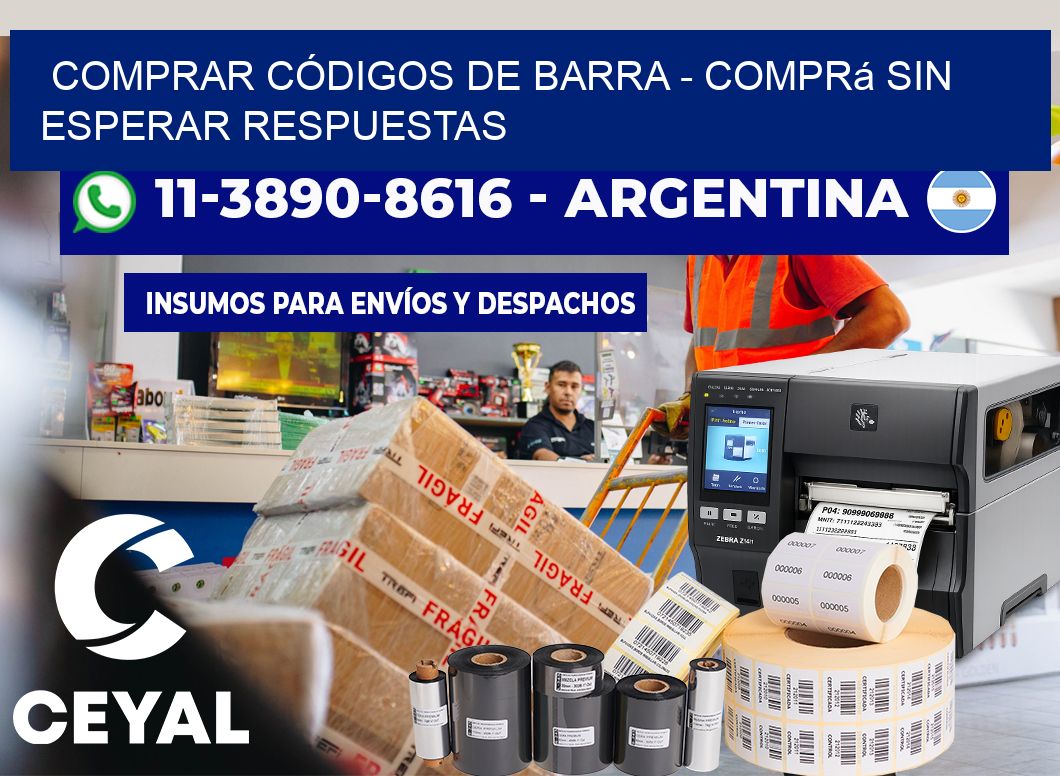 COMPRAR CÓDIGOS DE BARRA – Comprá sin esperar respuestas