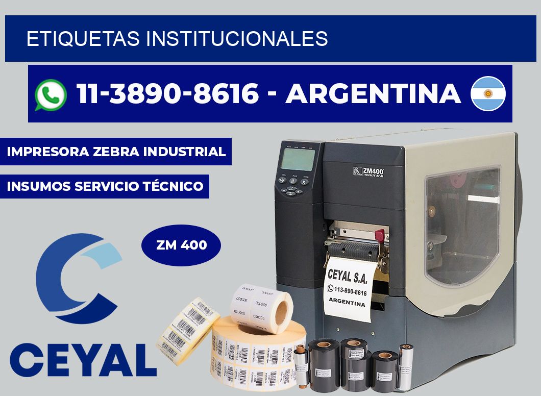 ETIQUETAS institucionales