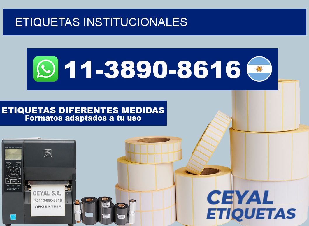 ETIQUETAS institucionales