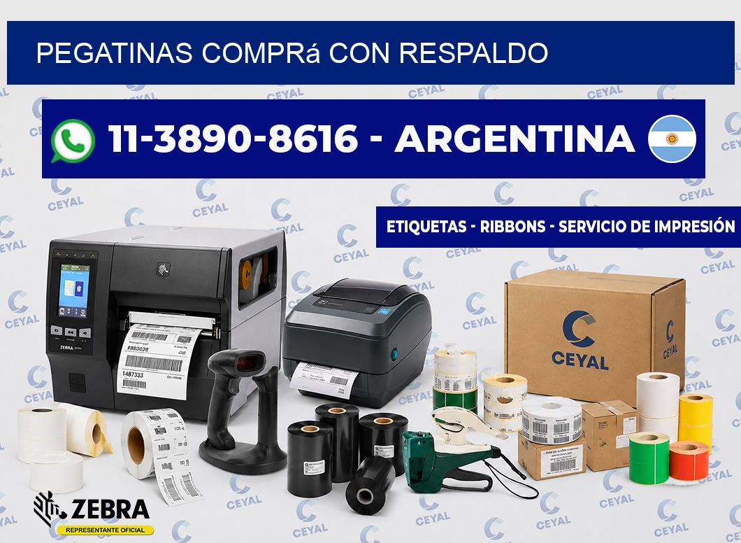 PEGATINAS Comprá con respaldo