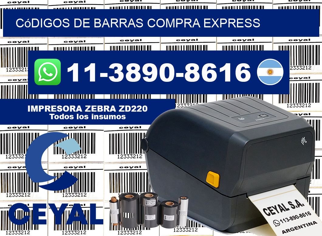 códigos de barras Compra express