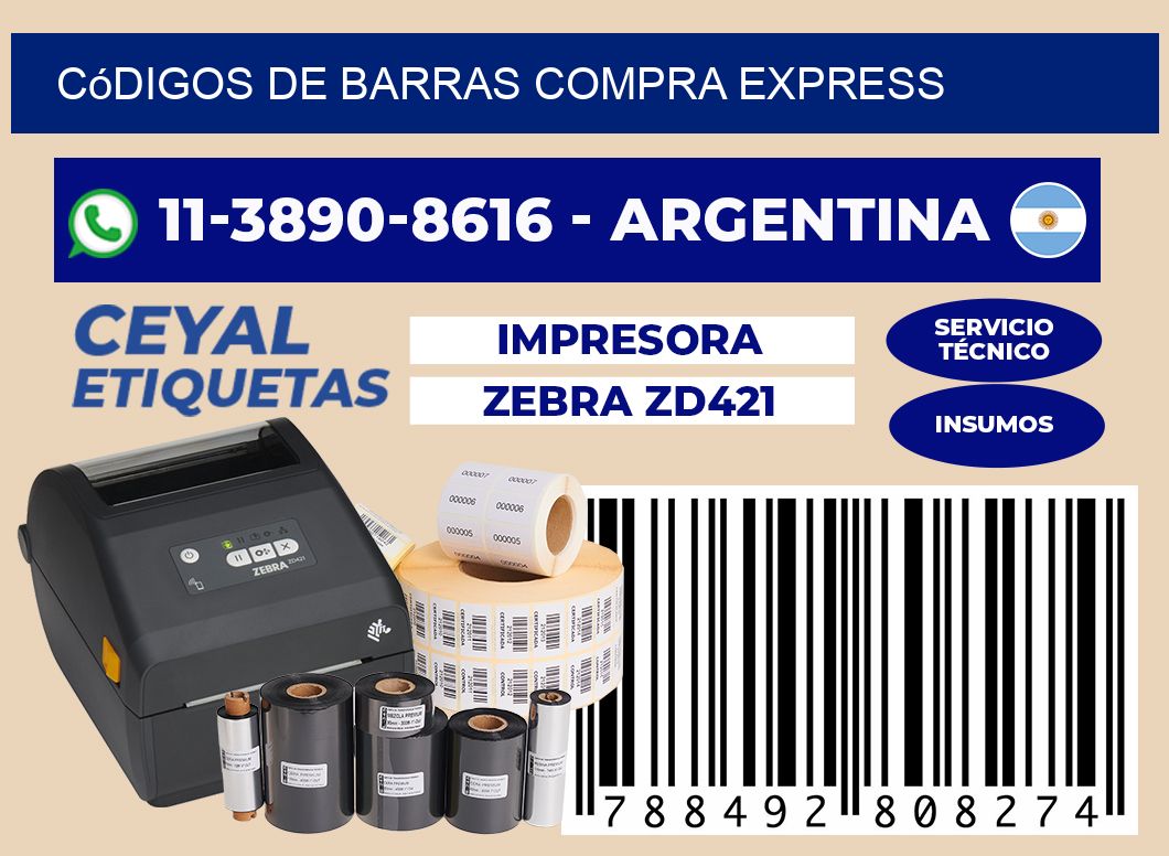 códigos de barras Compra express