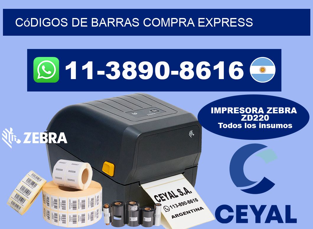 códigos de barras Compra express