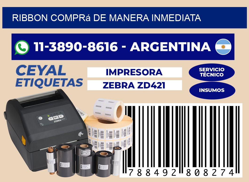 ribbon Comprá de manera inmediata