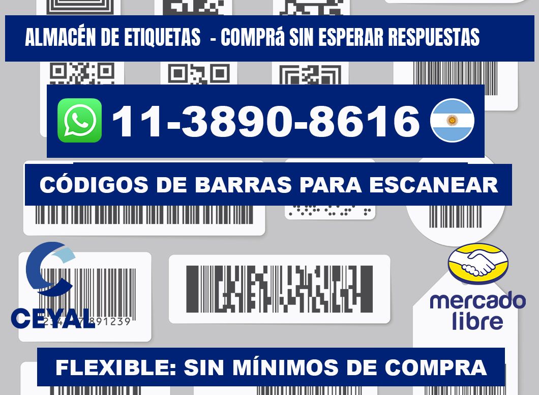 ALMACÉN DE ETIQUETAS  - Comprá sin esperar respuestas