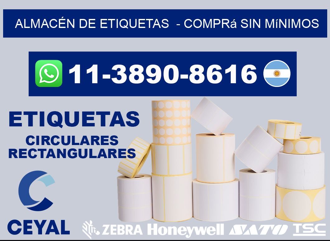 ALMACÉN DE ETIQUETAS  - Comprá sin mínimos