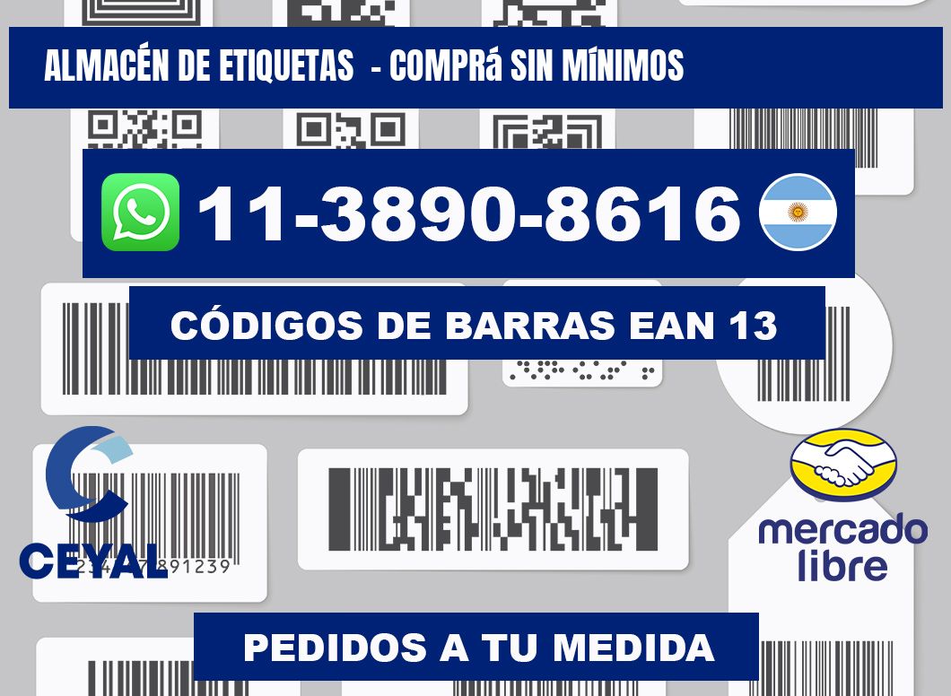 ALMACÉN DE ETIQUETAS  - Comprá sin mínimos