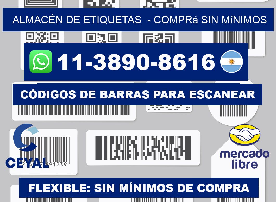 ALMACÉN DE ETIQUETAS  - Comprá sin mínimos
