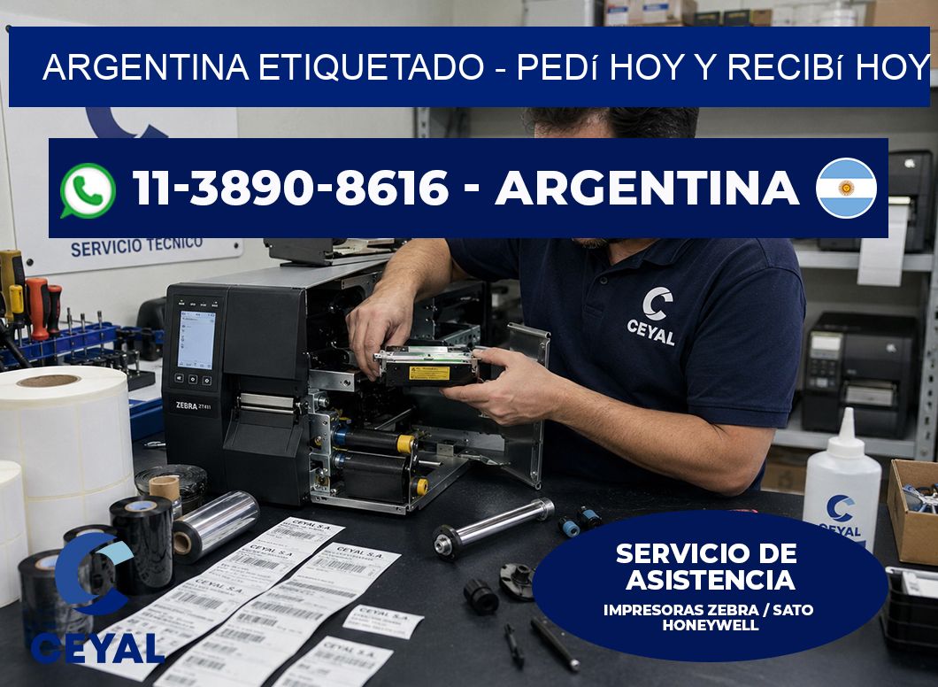 ARGENTINA ETIQUETADO - Pedí hoy y recibí hoy