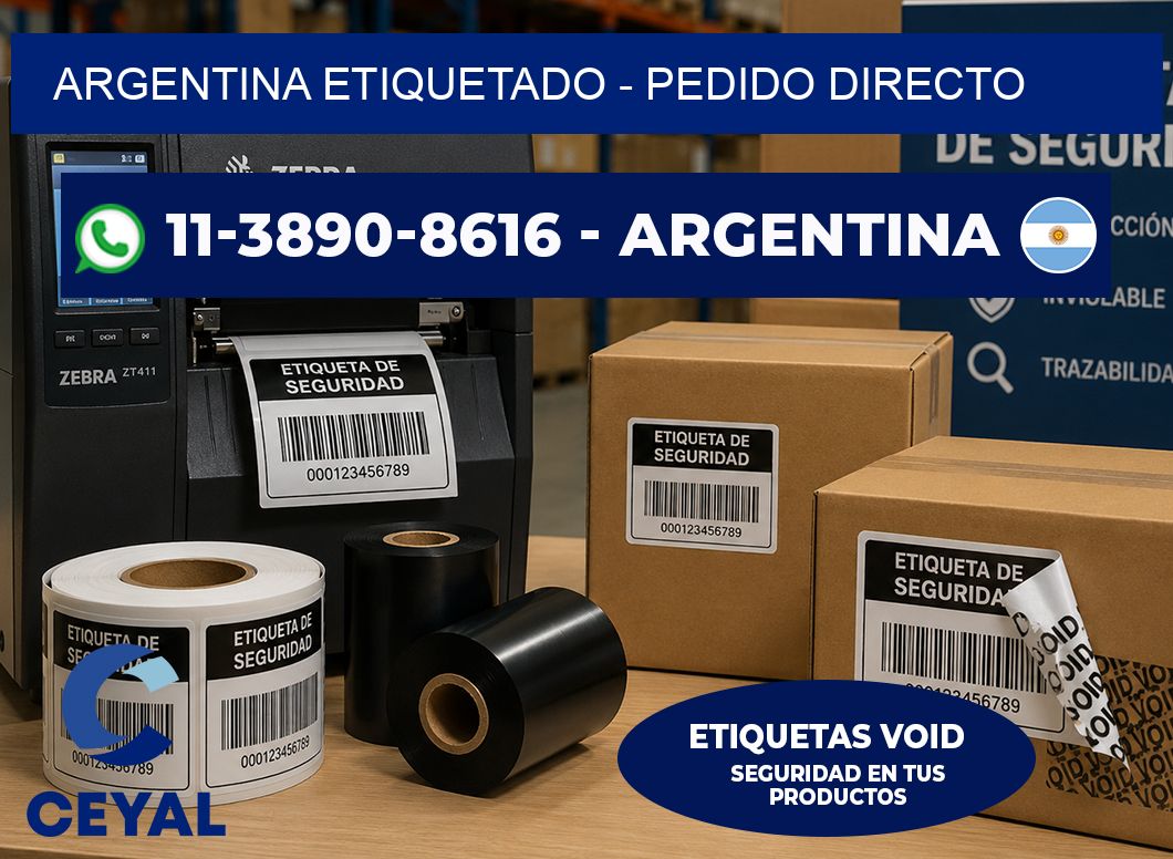 ARGENTINA ETIQUETADO - Pedido directo