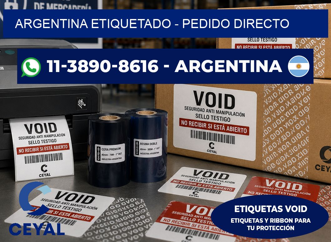 ARGENTINA ETIQUETADO - Pedido directo