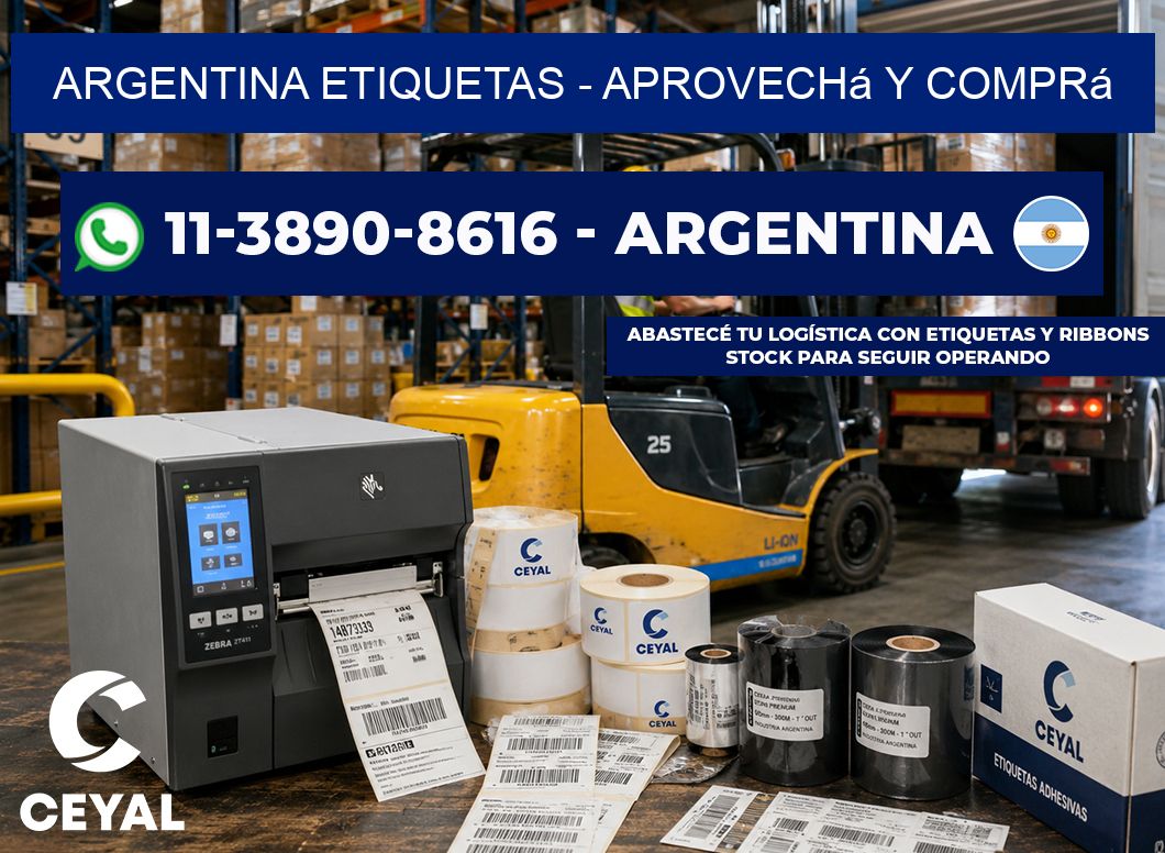 ARGENTINA ETIQUETAS - Aprovechá y comprá