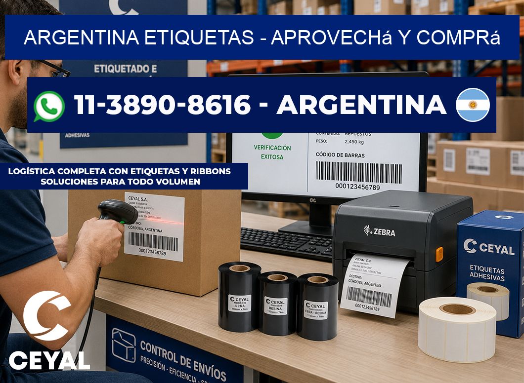 ARGENTINA ETIQUETAS - Aprovechá y comprá